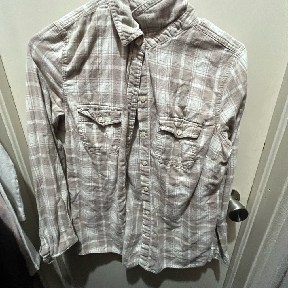 Kids beige flannel